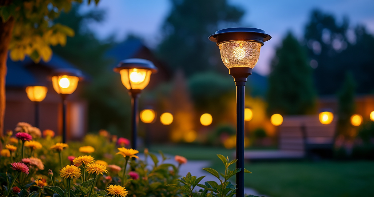 Fratink Solarstrahler und Gartenleuchten
