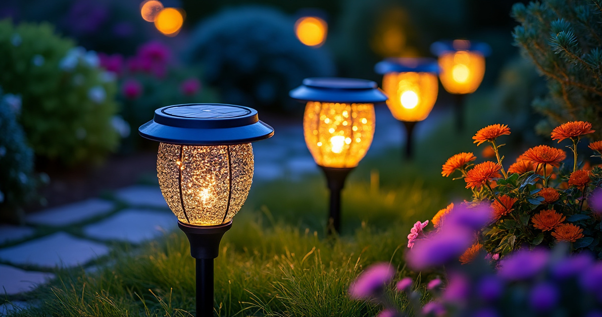 Elegante Solar-Wegeleuchte aus Edelstahl